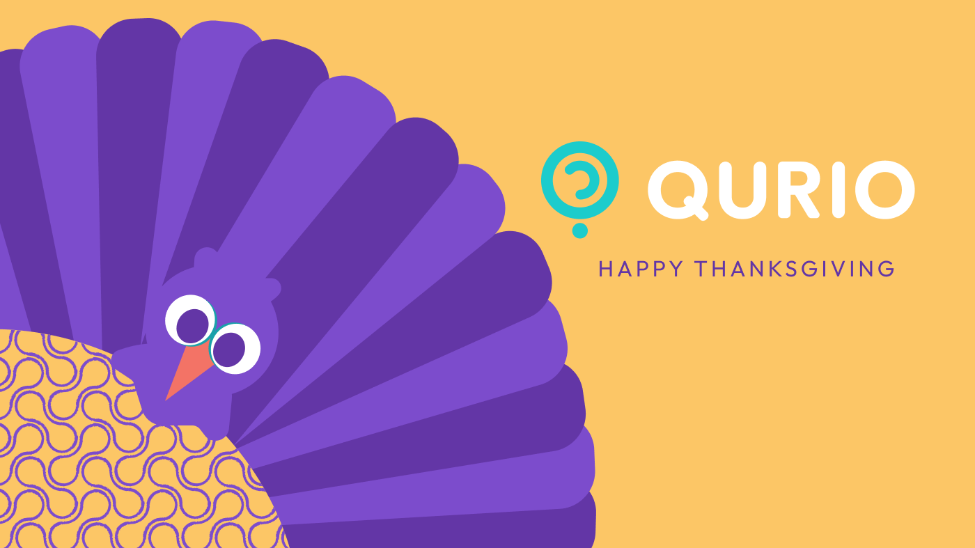 Thanksgiving turkey wishing Happy Thanksgiving on Qurio